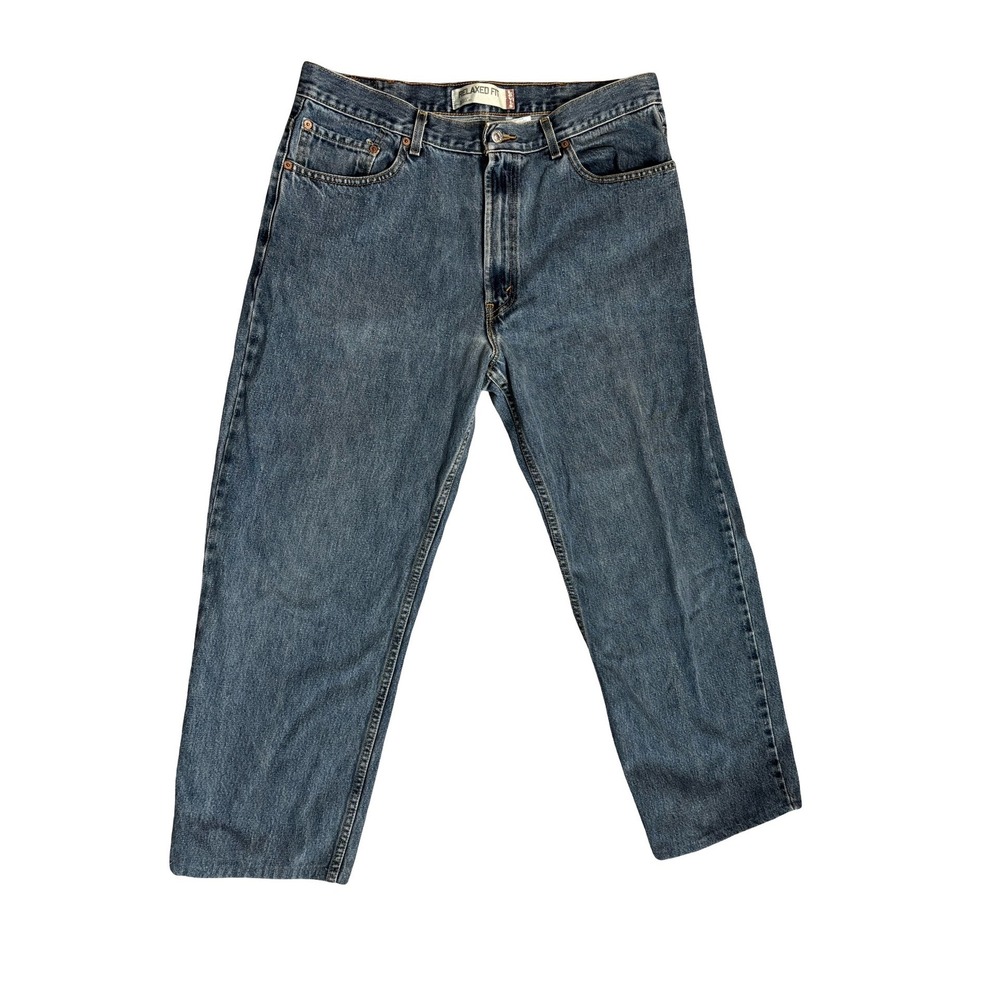 Levi's 550 Relaxed Fit Mens Jeans 38x30 Medium Wash Blue Cotton Denim